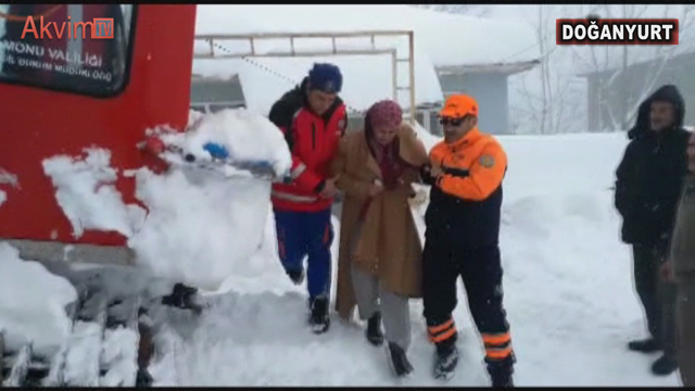 Mahsur kalan hastalara kurtarma operasyonu