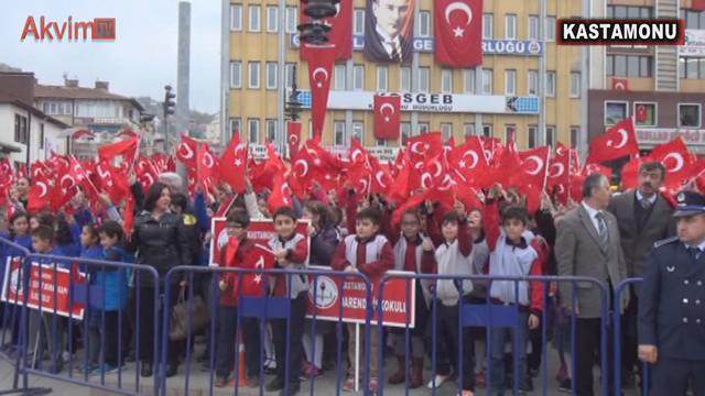 Kastamonu’da Cumhuriyet’in 93’üncü Yaşına Coşkulu Kutlama