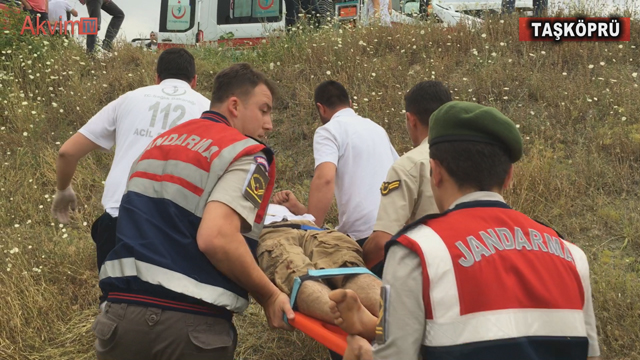 Taşköprü'de trafik kazası: 1 yaralı