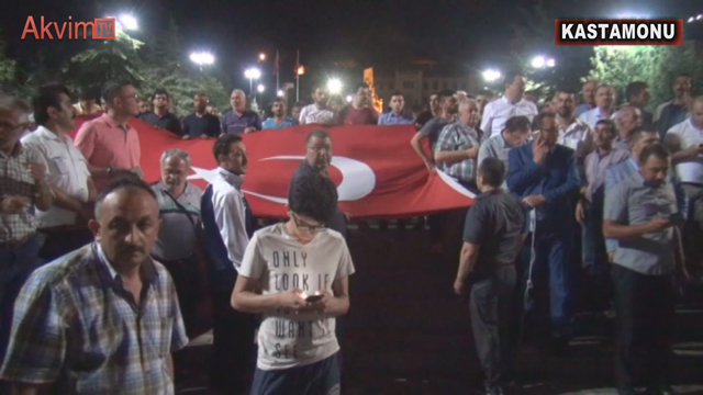 Kastamonu’da Darbe Girişimine Tepki! 